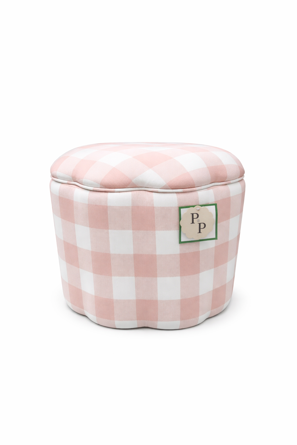 Teddy Storage Ottoman in Pink