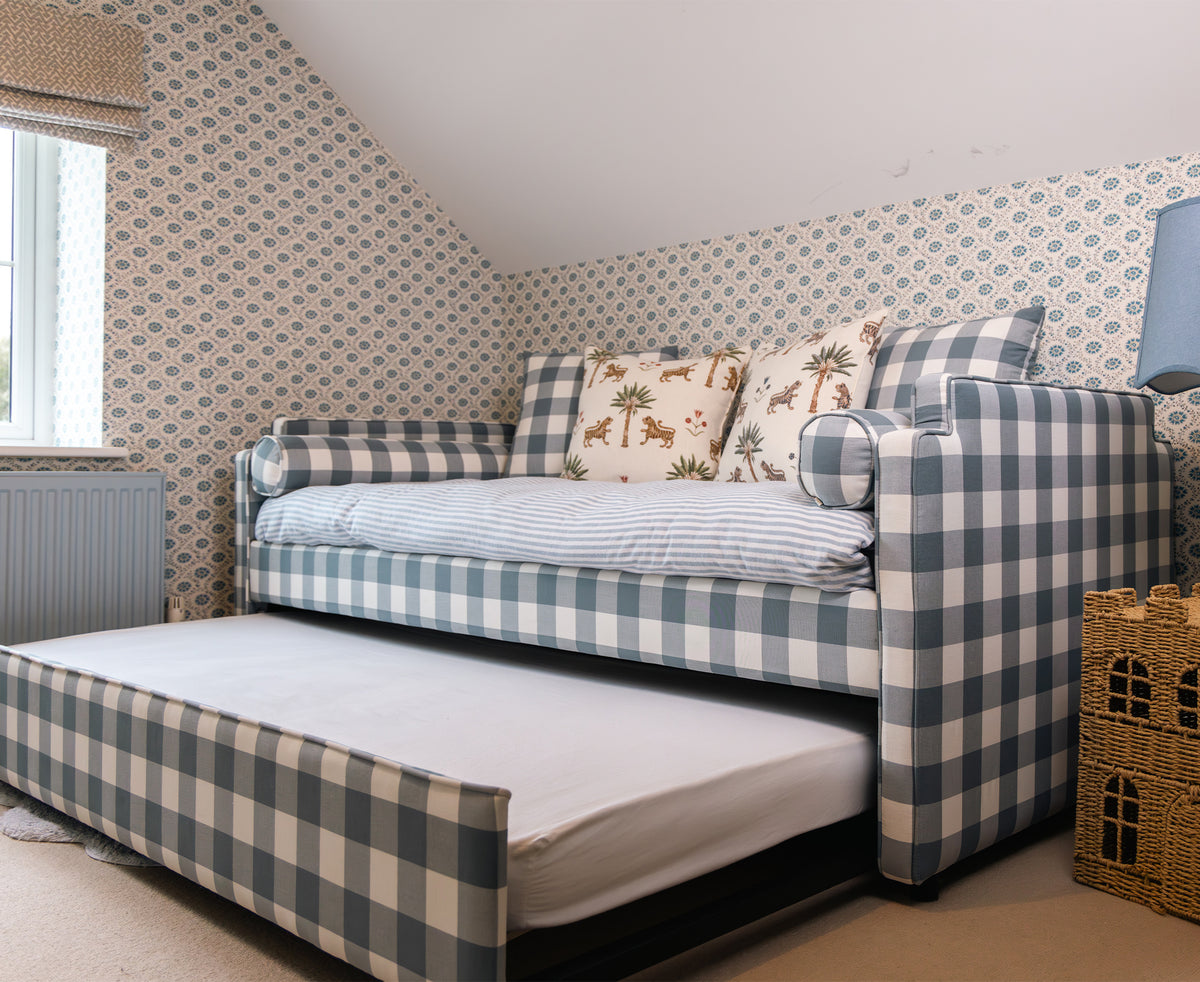 Custom Posie & Penn Bed with Customer's Fabric