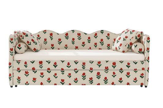 Custom Posie and Penn Bed with customers fabric