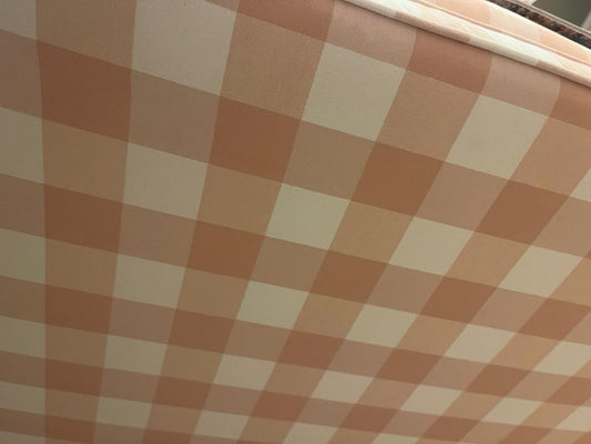 The Posie Upholstered Pink Gingham Children's Bed