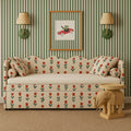 Custom Posie and Penn Bed with customers fabric