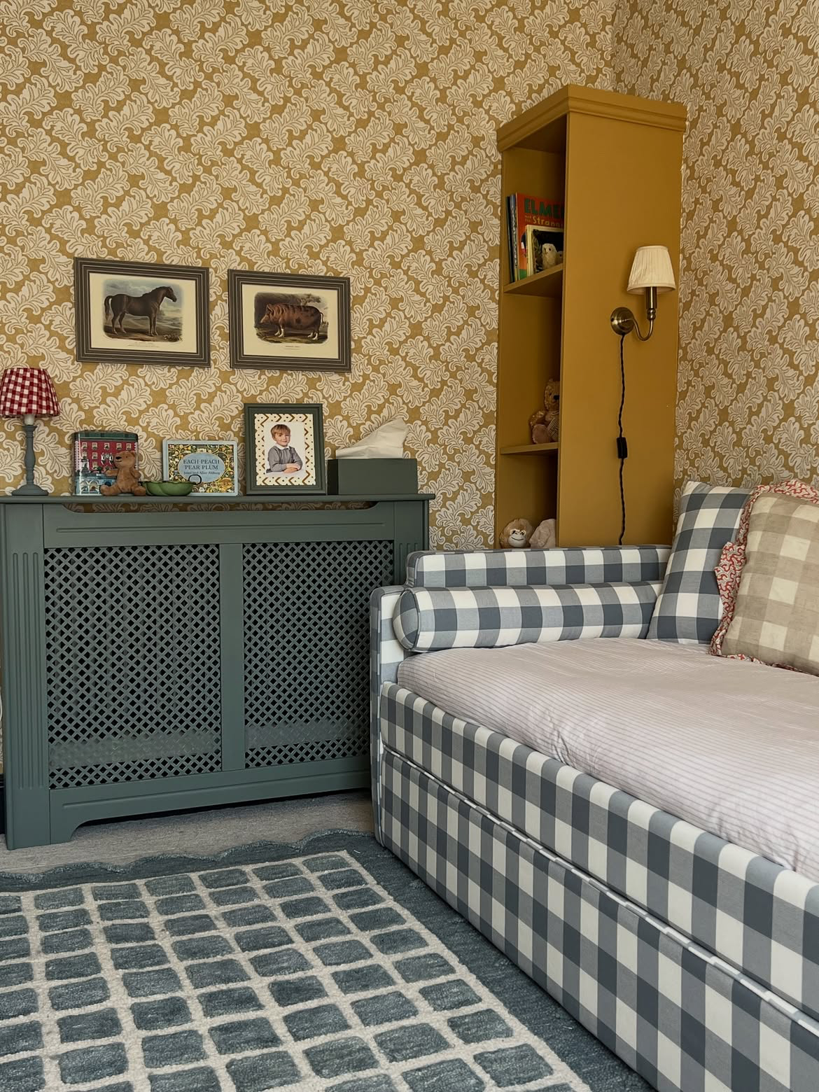 Posie Standard Bed in Blue